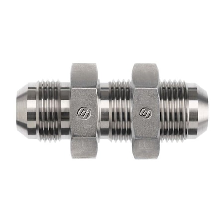 Brennan Industries 12MJ-12MJ Blkhd Straight With Lock Nut 2700-LN-12-12